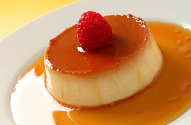Thành quả là món bánh flan kem tươi cực ngon